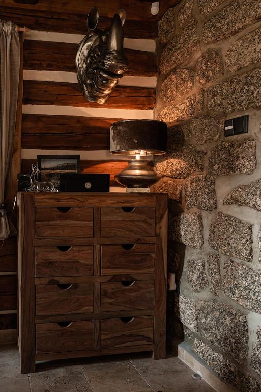 Kuchyň nebo kuchyňský kout v ubytování Chalet Joseph Mine