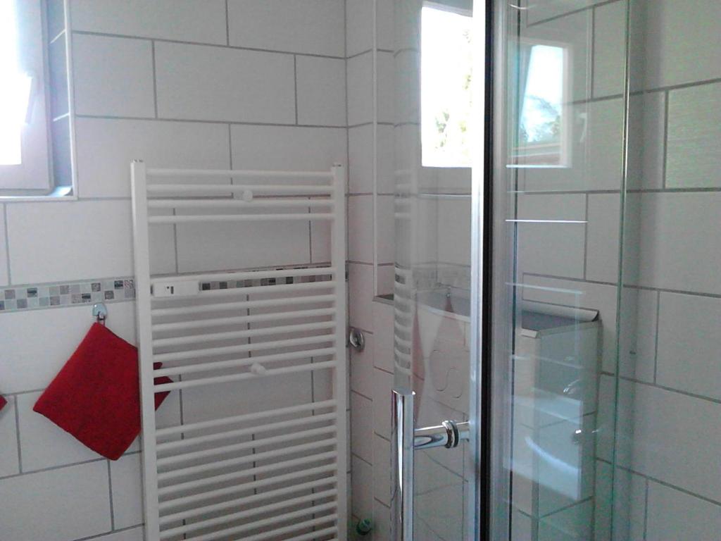 Koupelna v ubytování Ferienwohnung Eichhörnchen