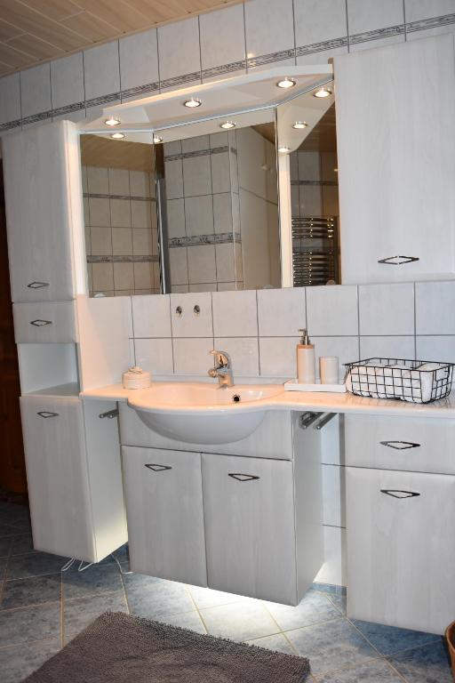 Kuchyň nebo kuchyňský kout v ubytování Das Pautzen Haus