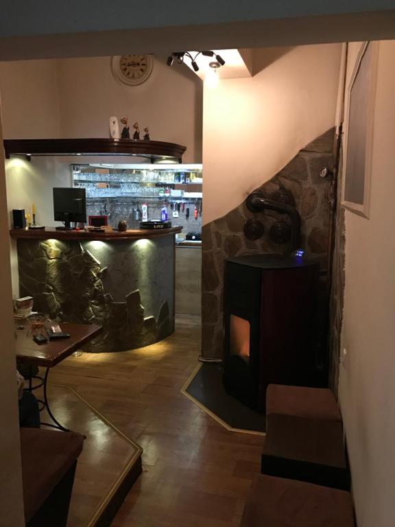 Posezení v ubytování Apartman