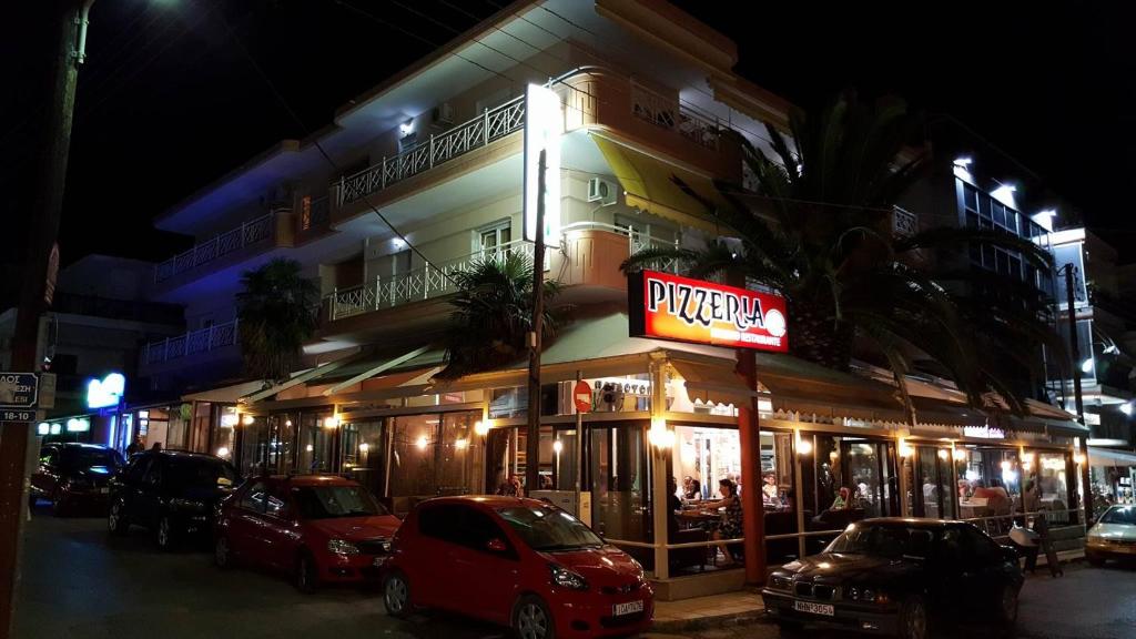 Budova, kde se aparthotel nachází