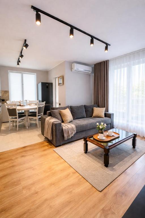Zona d'estar a Spacious 2BR Central Apartment