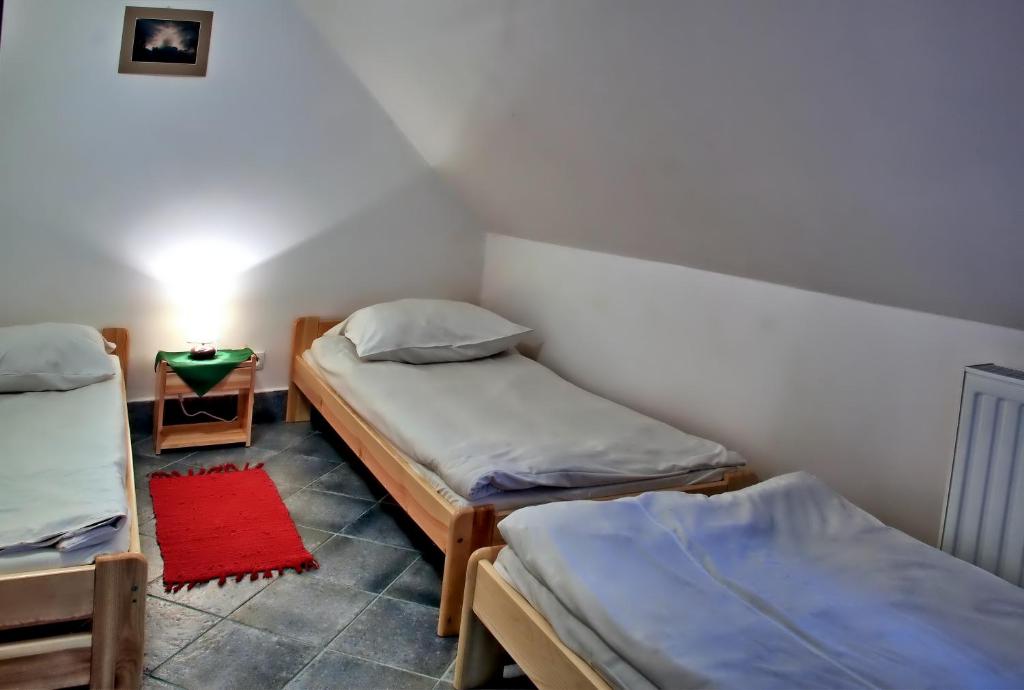 Posteľ alebo postele v izbe v ubytovaní Camping Pod Krokwią