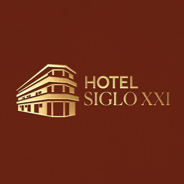 a logo for a hotel sigalo xxxii at Hotel Siglo XXI in Dzidzantún