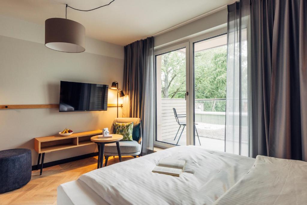 harry's home Berlin-Moabit hotel & apartments - Doppel- Oder Zweibettzimmer Mit Gartenblick