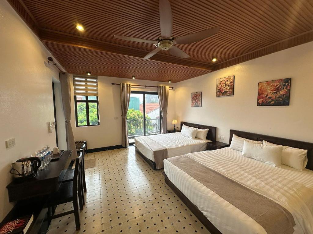 Tam Coc Elegance House - Chambre Quadruple Avec Balcon