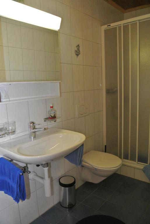Koupelna v ubytování Pension Hof zur Stilli