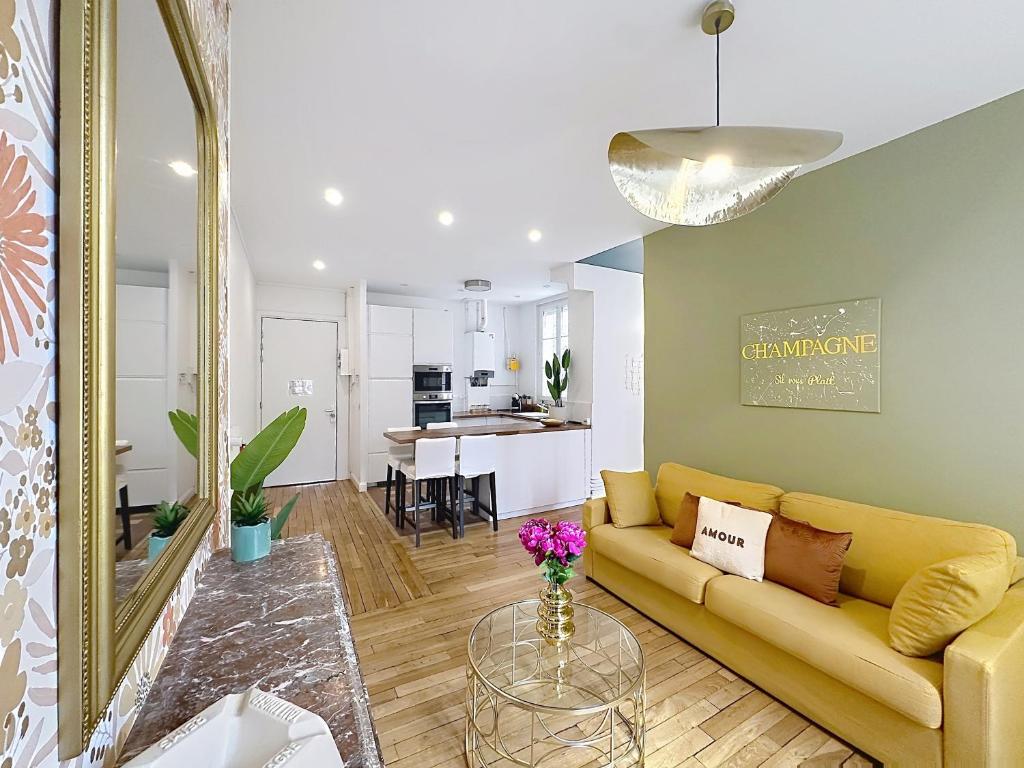 Boudoir - Appartement rare - 2 Chambres - Cathédrale 3 min - Centre - Reims