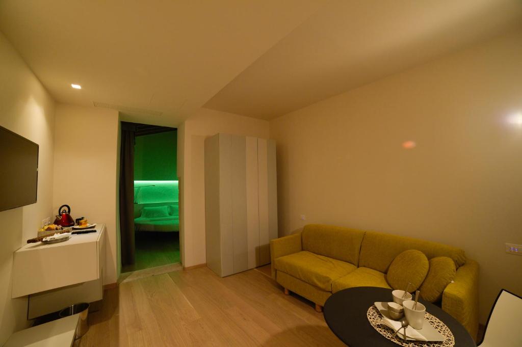 Posezení v ubytování Verona Design