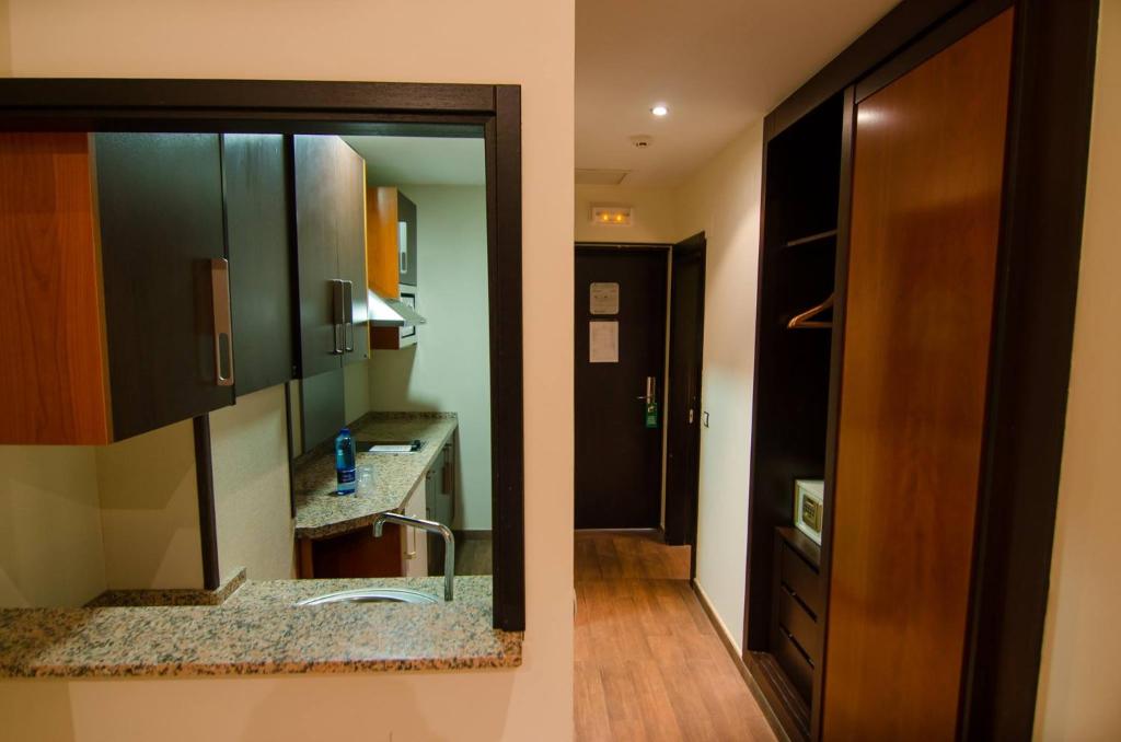 Kúpeľňa v ubytovaní Hotel Apartamento Martín Alonso Pinzón