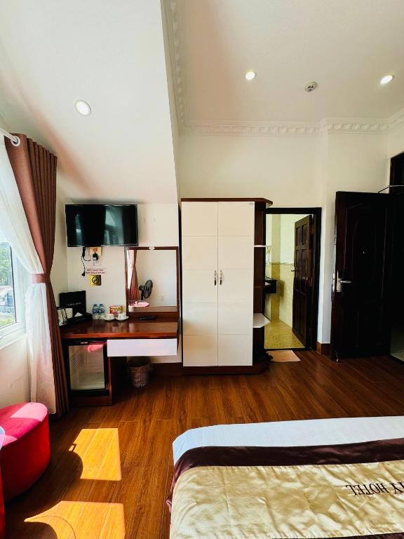 Tommy hotel khe sanh dalat - Camera Matrimoniale Deluxe Con Vasca