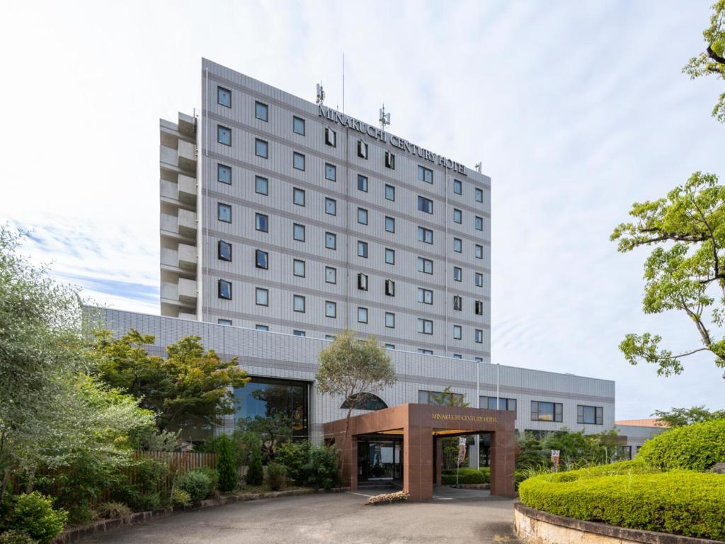 a rendering of a hotel with a building at Minakuchi Century Hotel in Koka