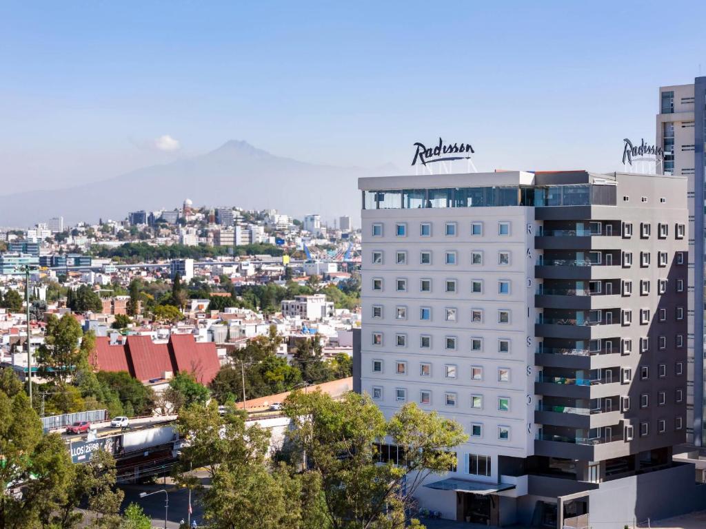 Vista general de Puebla o vistes de la ciutat des de l'hotel