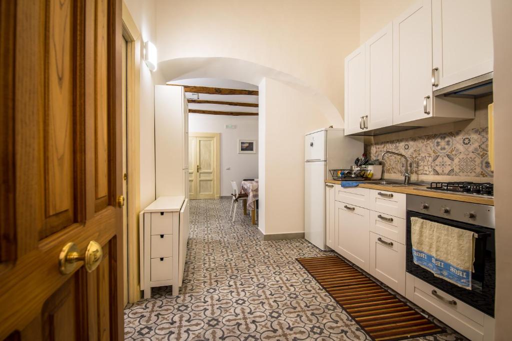 Kuchyňa alebo kuchynka v ubytovaní Casetta del Mar