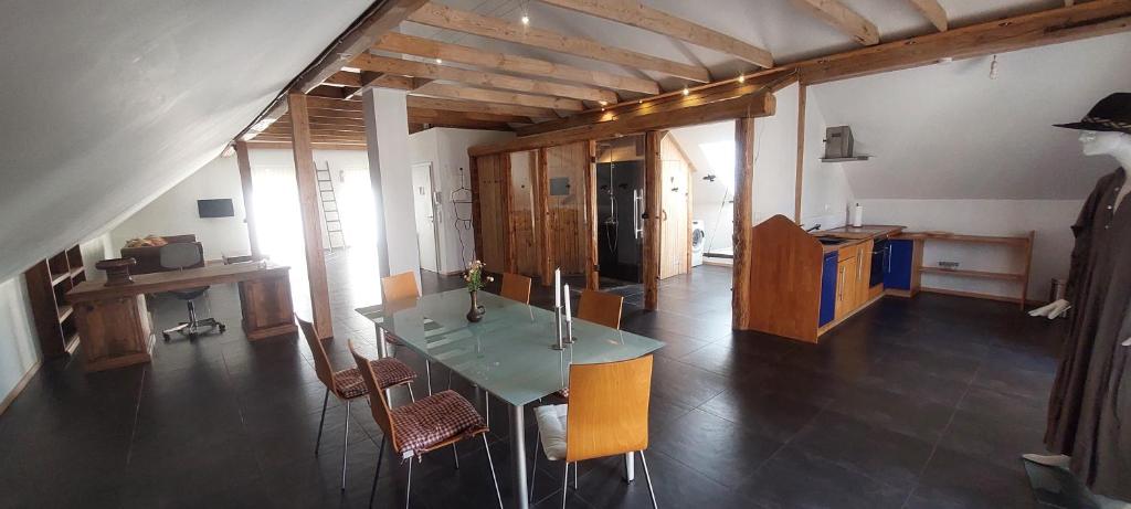 Køkken eller tekøkken på Apartment Heßdorf