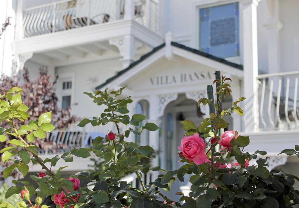 Zahrada ubytování Villa Hansa am Meer