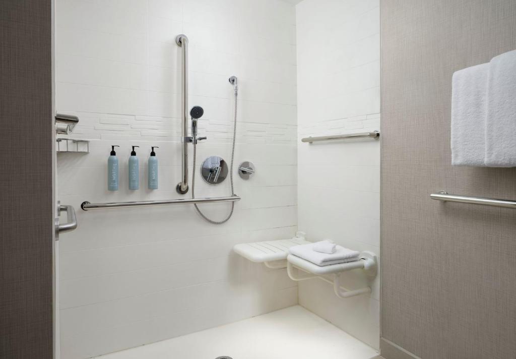 Beach Residence Inn by Marriott Ventura Beach - Standaard King Studio Suite Met Slaapbank - Toegankelijk Voor Mobiliteit Met Inloopdouche