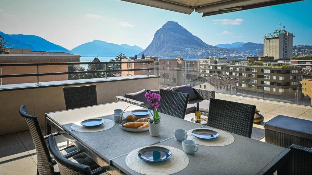 Lakeview 3 Bedroom Pico penthouse in Lugano