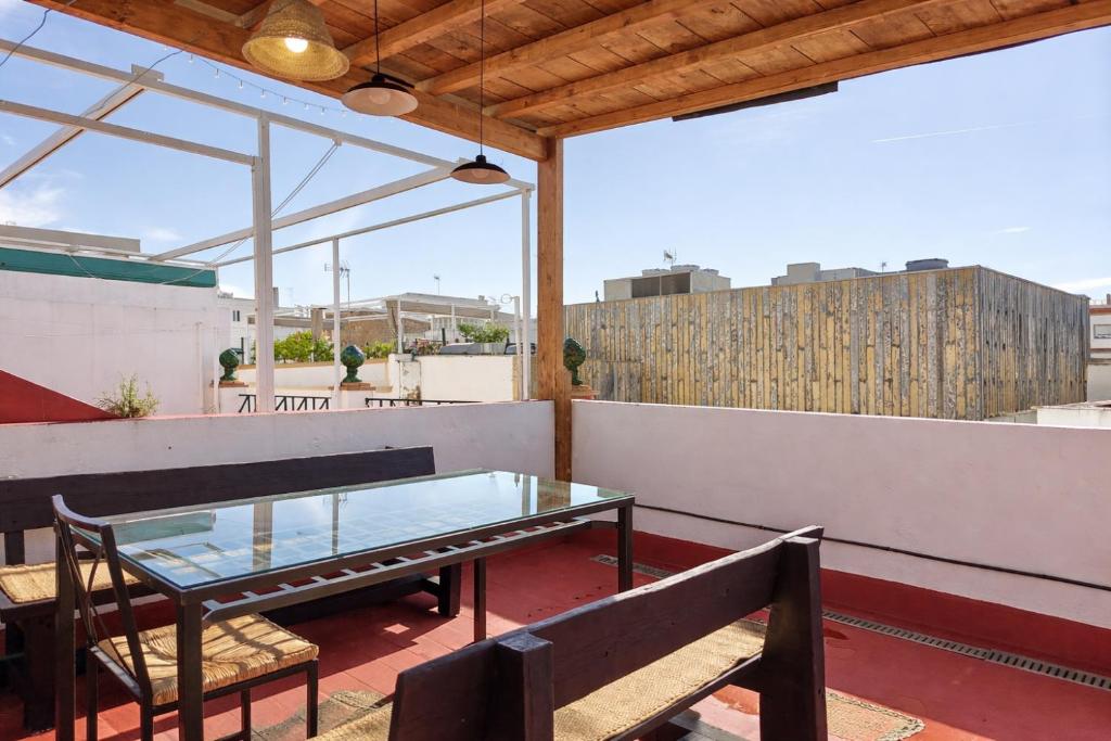 Casa en Triana con terraza privada