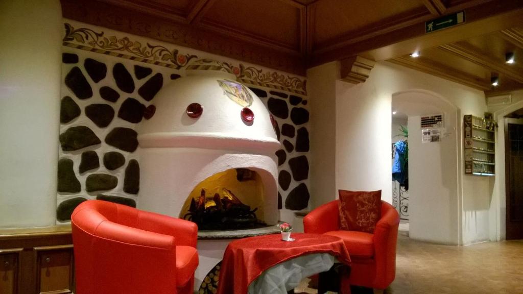 Posezení v ubytování Hotel Rosa Wellness & SPA