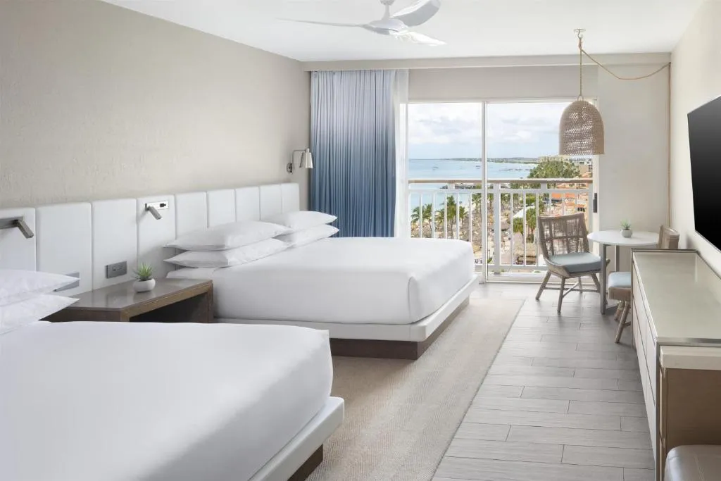 Two Queens Room with Resort And Ocean View