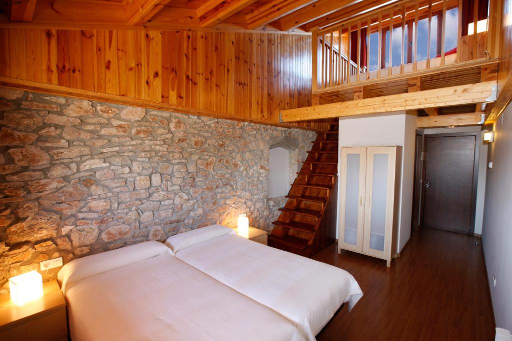 Postel nebo postele na pokoji v ubytování Hotel Restaurante Port d'Ager