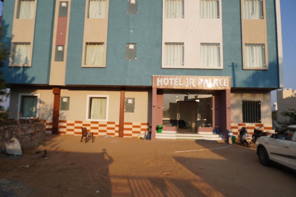 a building with a hotel in front of it at Hotel JR Palace- Near Toran Dwar and free Parking in Khātu