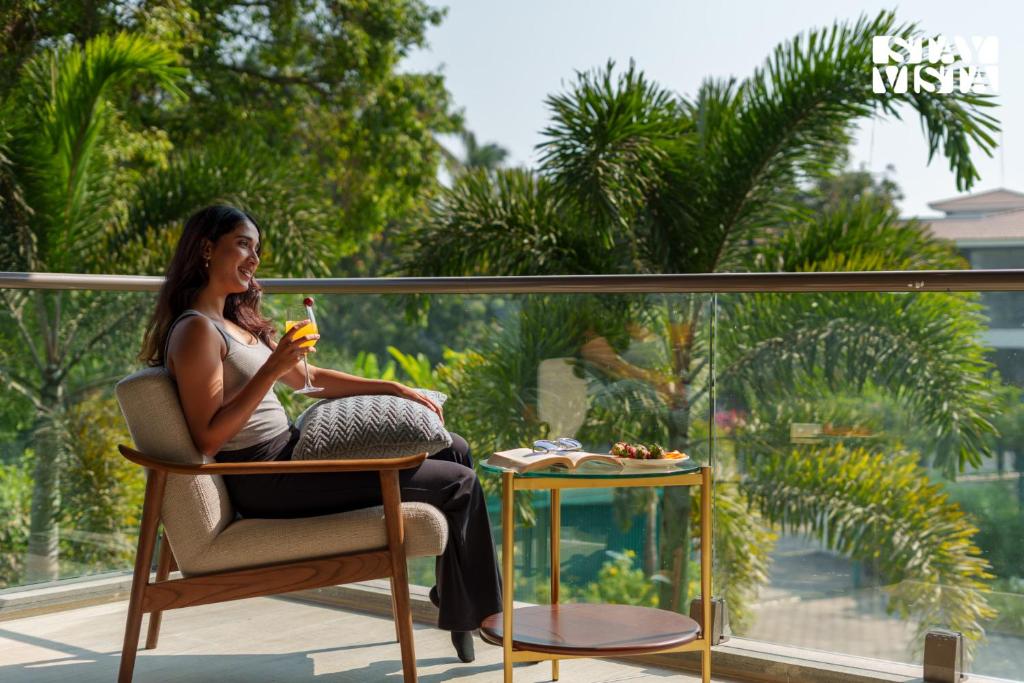 StayVista at Sapphire Shores Beachfront Villa with Lawn, Pool