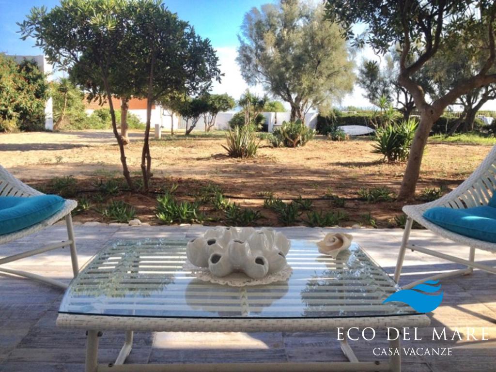 A garden outside Eco del Mare