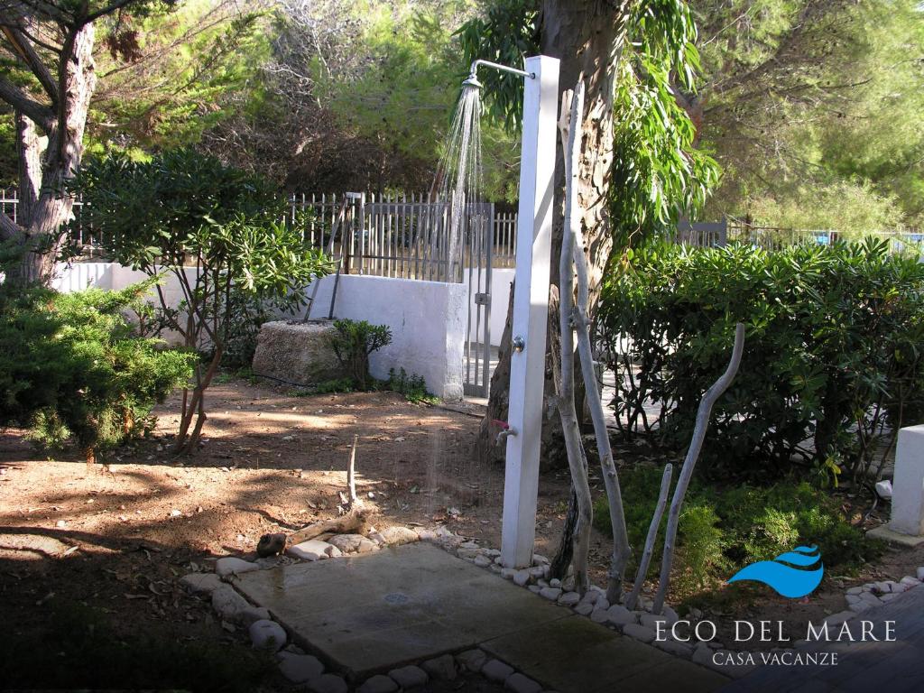 A garden outside Eco del Mare