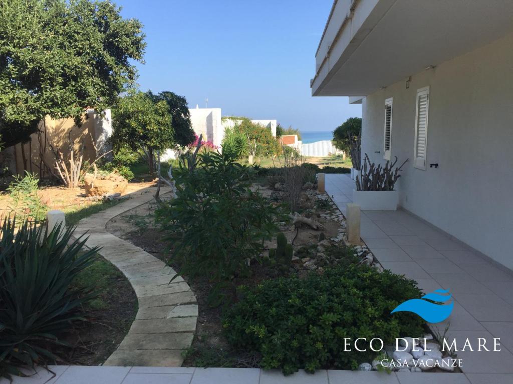 A garden outside Eco del Mare