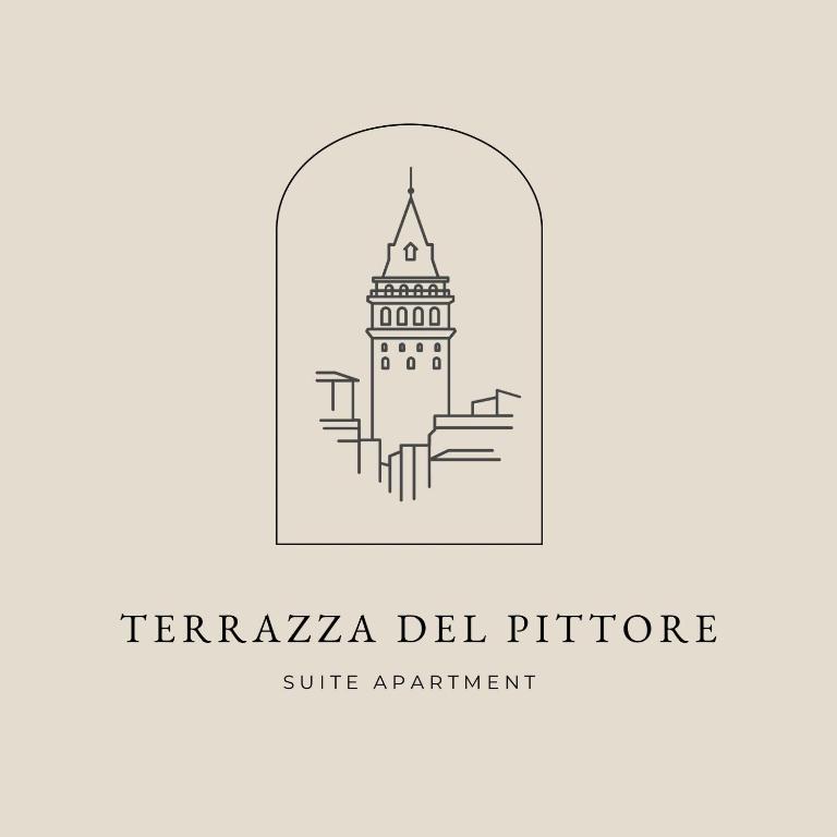 a vector illustration of a lighthouse in a linear style illustration at Terrazza del Pittore in Gioia del Colle