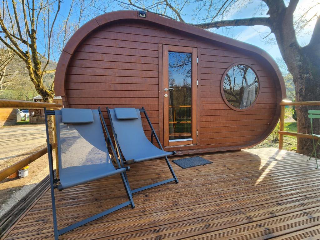 Camping de la Vallée du Doux - Chalet