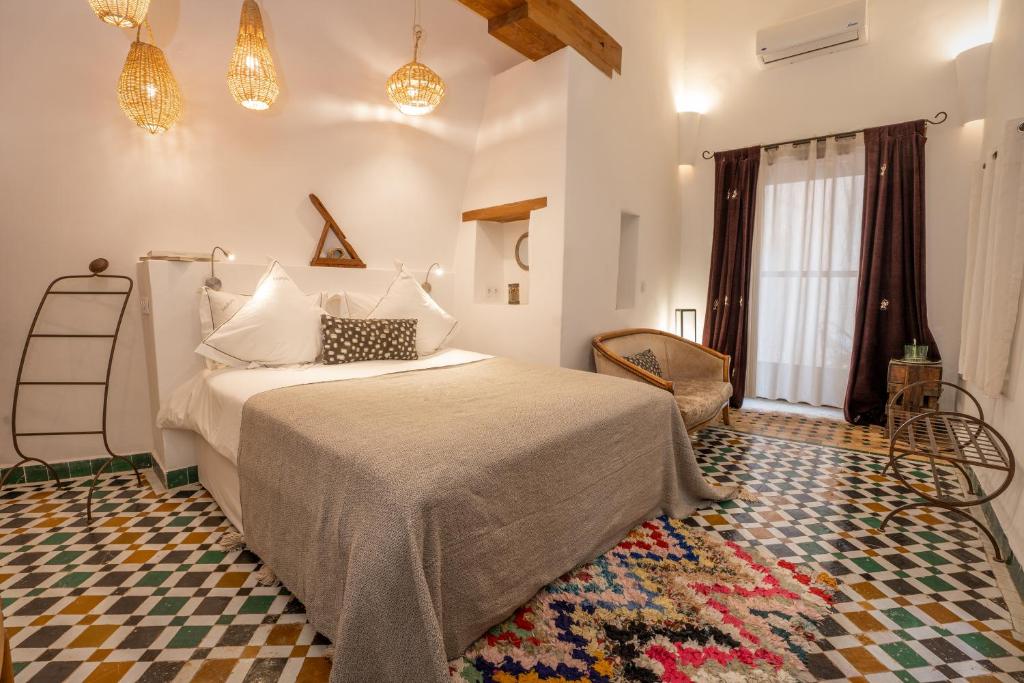 Riad Laaroussa - Double Room With Garden View