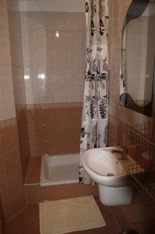 Koupelna v ubytování Privat u Babky