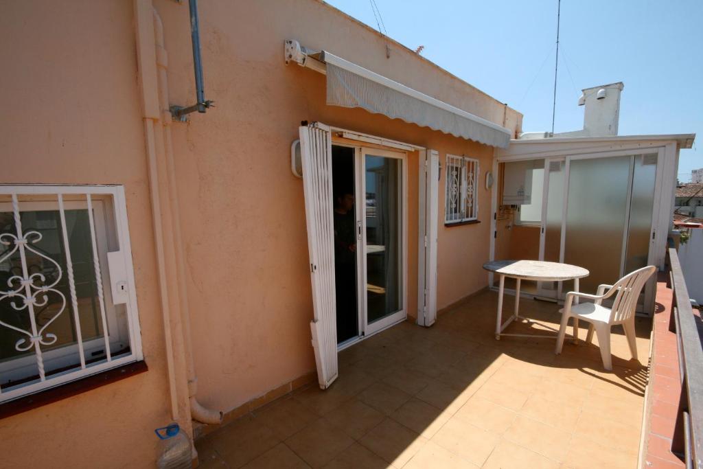 Balkón nebo terasa v ubytování Hostal Termes