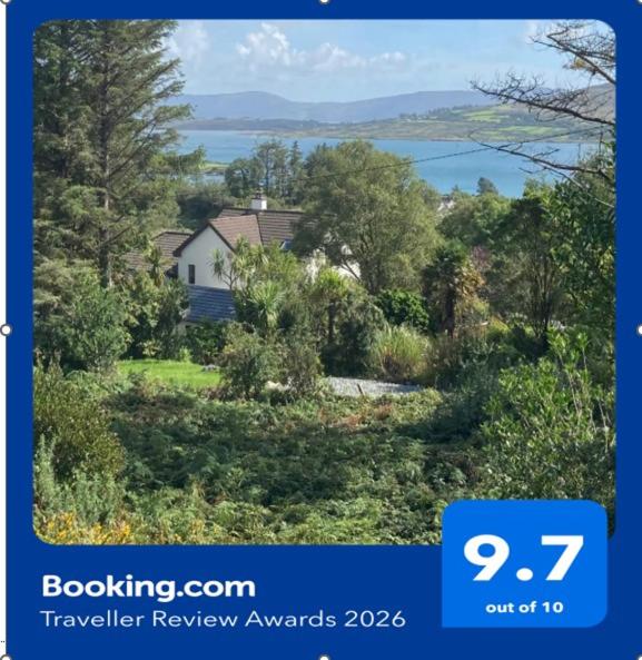 a picture of a house with a view of a yard at Rodeen Country House in Castletownbere