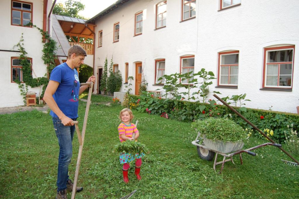 Zahrada ubytování Biohof Pürten