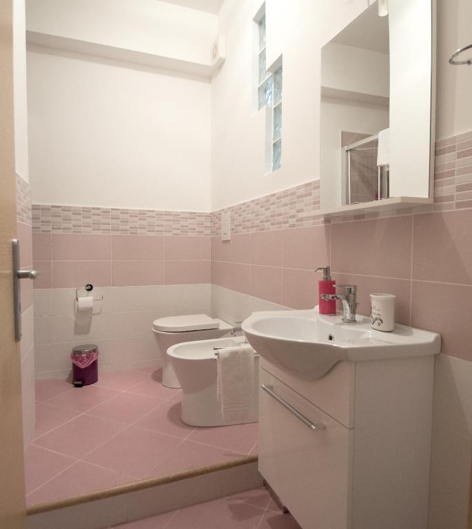 Koupelna v ubytování B&B Giunone