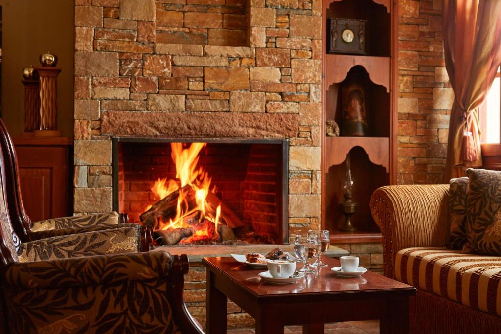 Posezení v ubytování Hotel Dryades and Spa