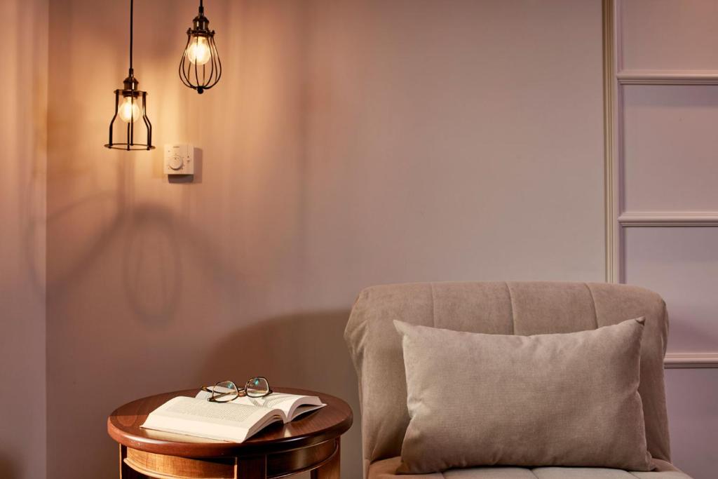 Posezení v ubytování Hotel Dryades and Spa