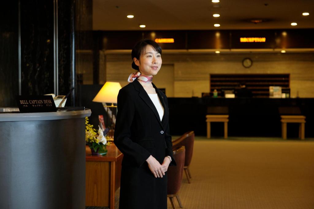 Členové personálu v ubytování Hotel Okura Niigata