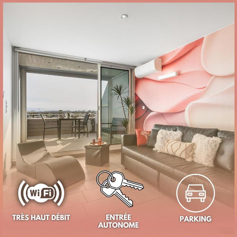 Le Sixty9 - Appartement - terrasse - Parking - Port Ambonne Village Naturiste