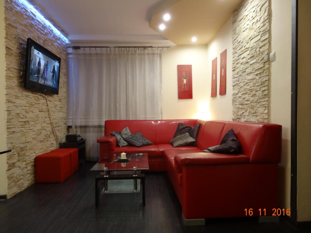 Posedenie v ubytovaní Apartament Kryształowy