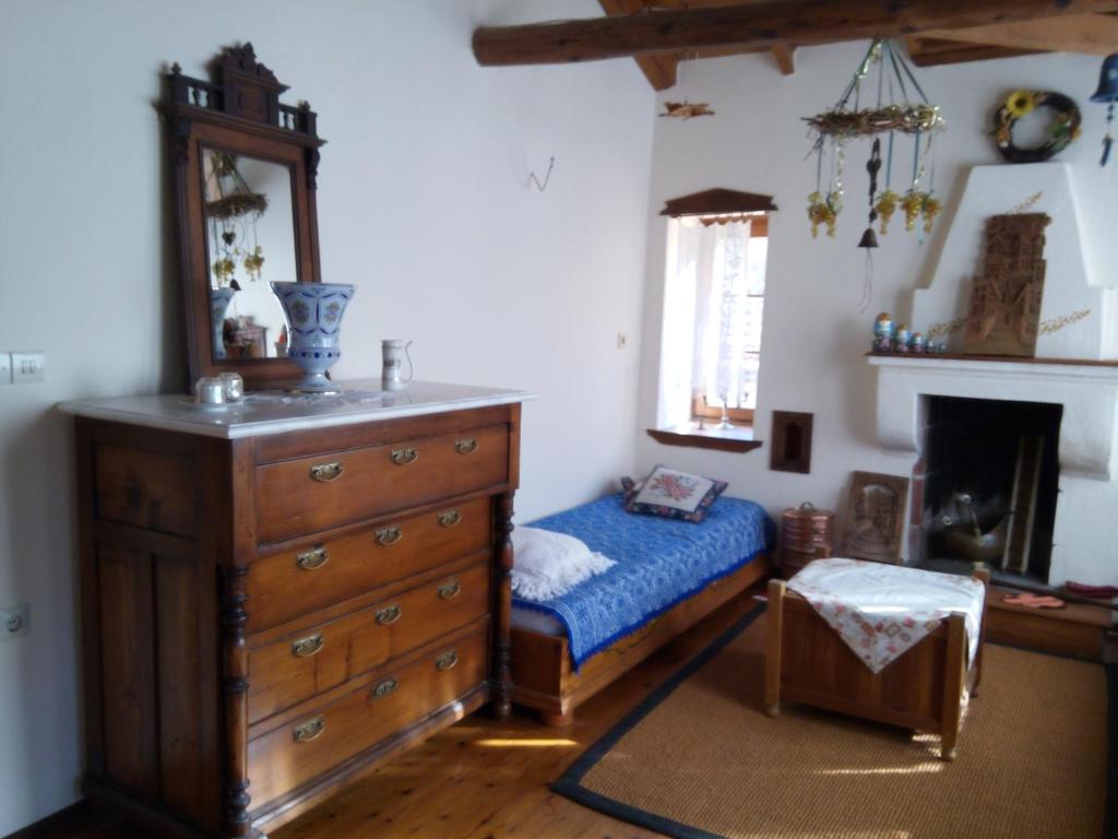 A bed or beds in a room at House Rodia