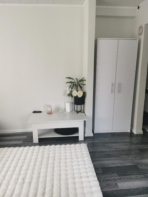 เตียงในห้องที่ Jaama Apartment