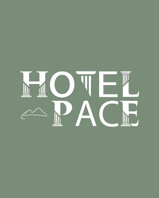 an image of the sign for the new logo for the river race at Hotel Pace in Pompei