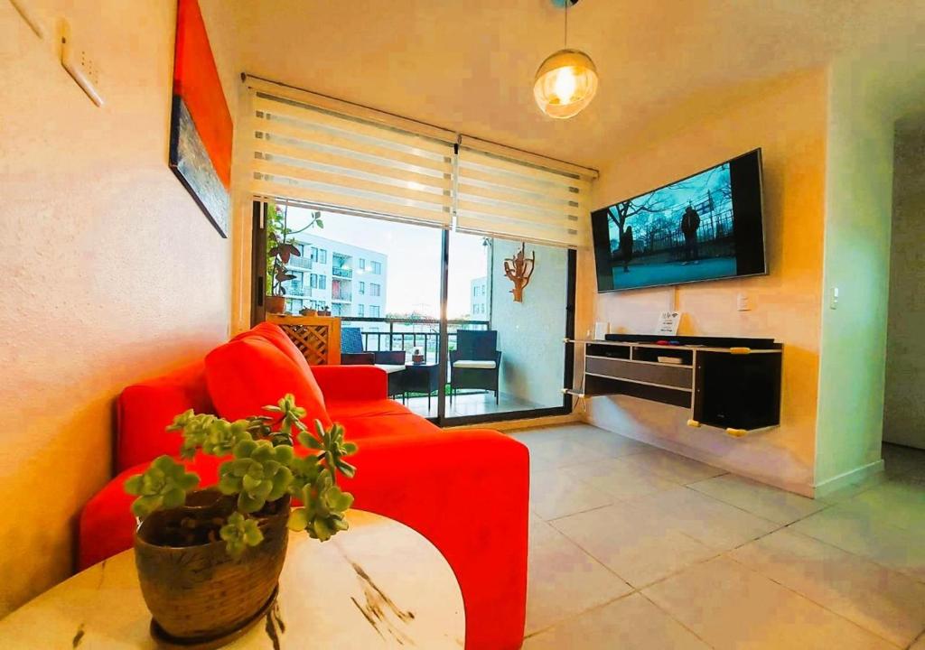 Acogedor departamento en Caldera, Bahía Inglesa, con Aire Acondicionado