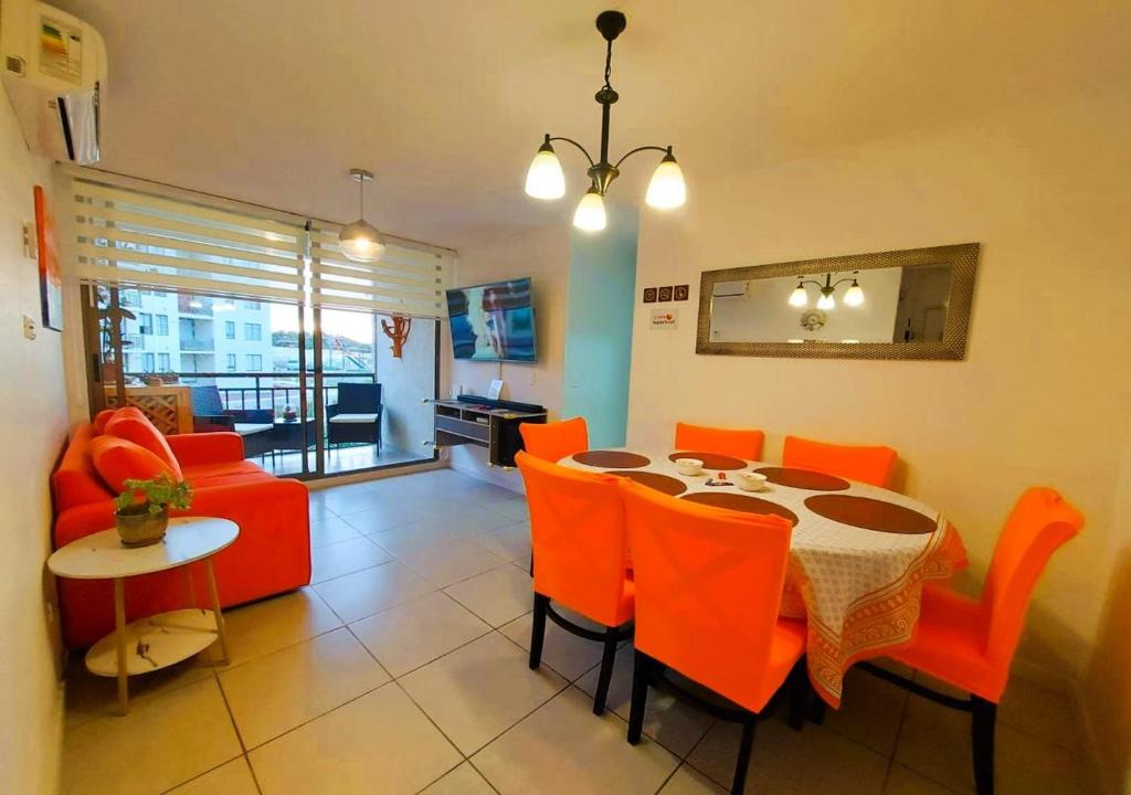 Acogedor departamento en Caldera, Bahía Inglesa, con Aire Acondicionado