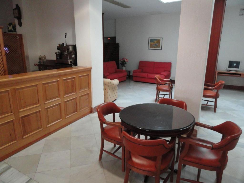 Posezení v ubytování Hotel El Coloso
